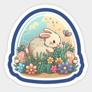 Easter Bunny Sticker